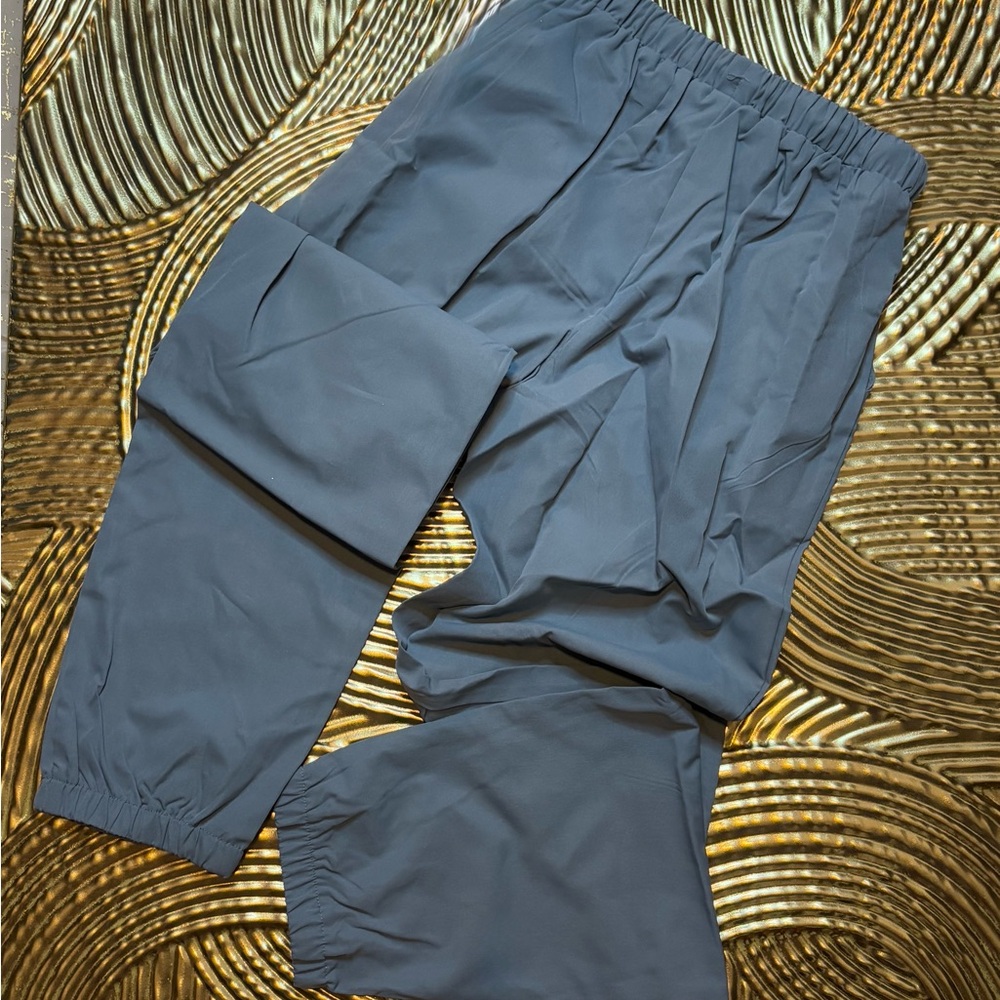 SHEIN Grayish Blue Boy's Joggers with Drawstring - Picture 4 of 5